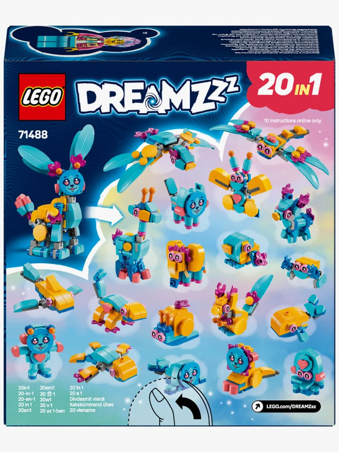 LEGO DREAMZzz 71488 Bunchus kreative dyreeventyr
