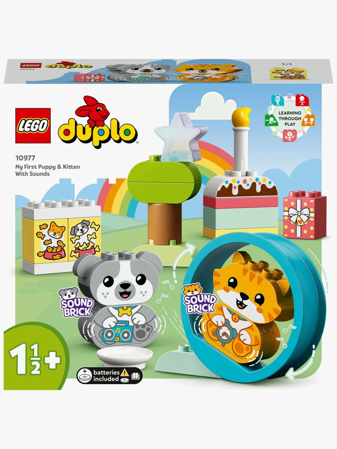 LEGO DUPLO 10977 Min Første Hvalp Og Killing Med Lyde