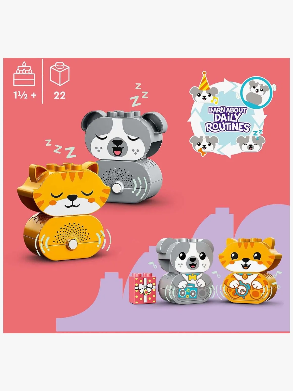 LEGO DUPLO 10977 Min Første Hvalp Og Killing Med Lyde