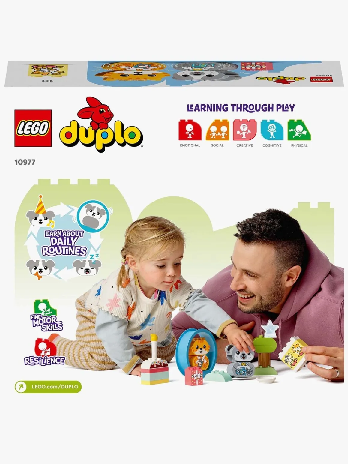 LEGO DUPLO 10977 Min Første Hvalp Og Killing Med Lyde