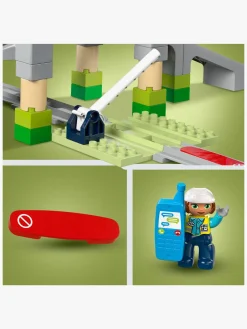 LEGO DUPLO Town 10426 Togbro og spor – udvidelsessæt