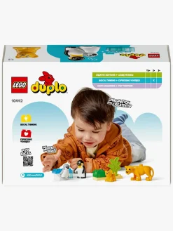 LEGO DUPLO Town 10442 Vilde dyrefamilier: pingviner og løver