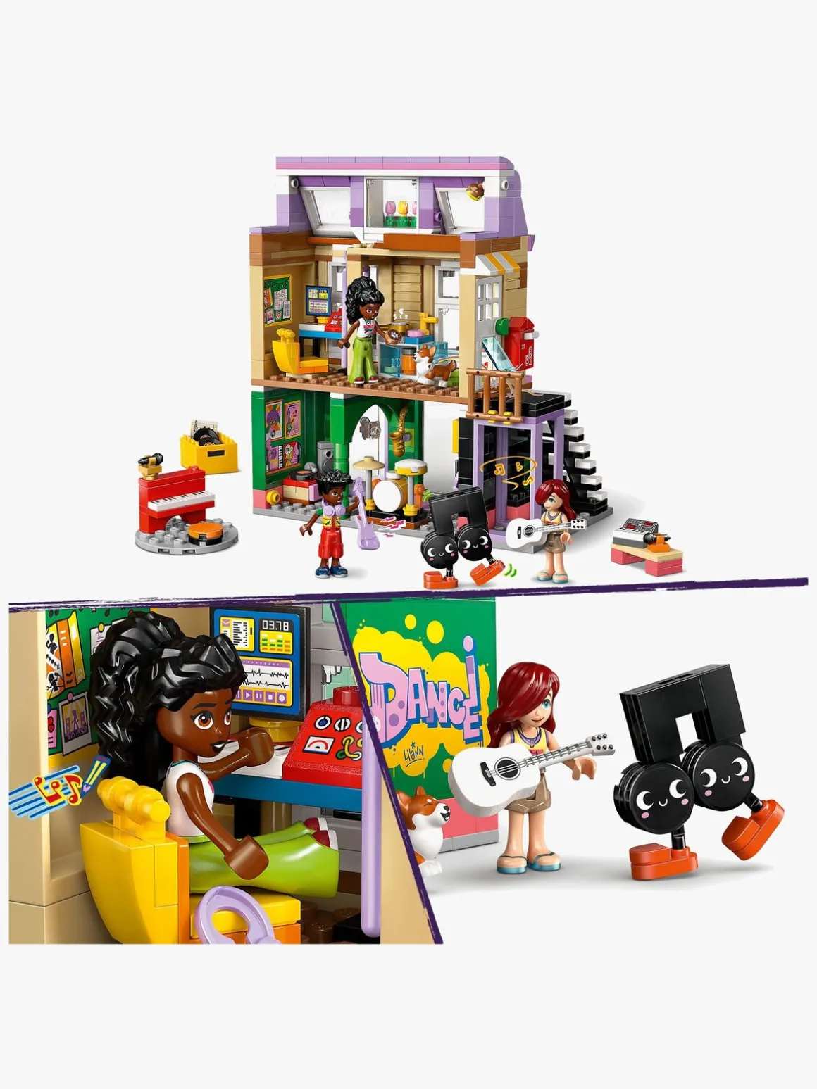 LEGO Friends 42653 Musikbutik og lejlighed
