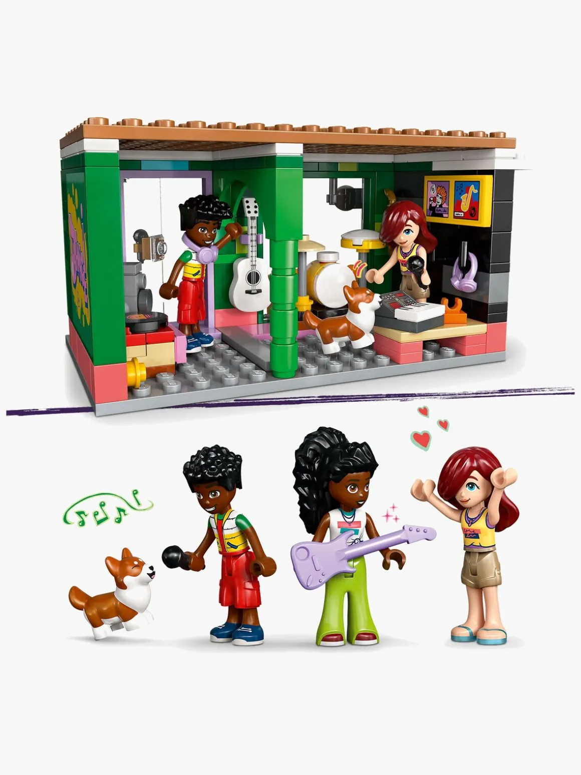 LEGO Friends 42653 Musikbutik og lejlighed