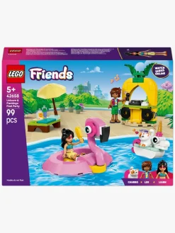 LEGO Friends 42658 Poolparty med enhjørning og flamingo