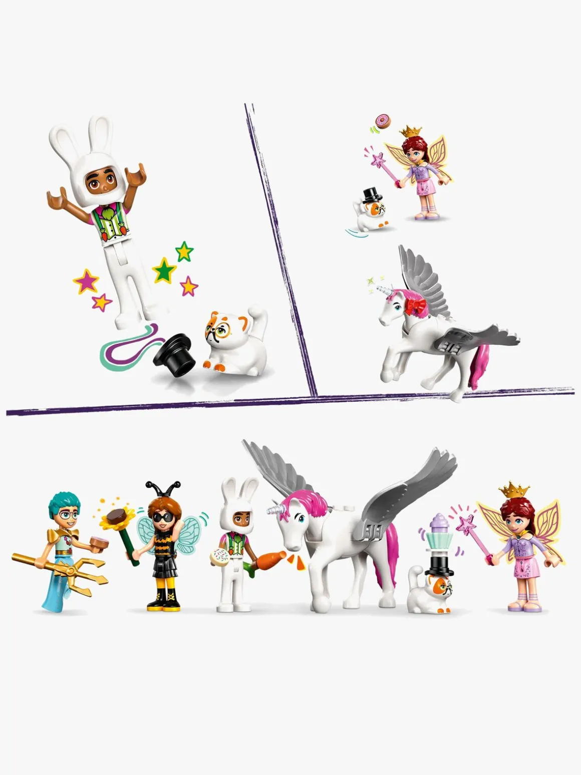 LEGO Friends 42661 Udklædningsfest med enhjørning og fe