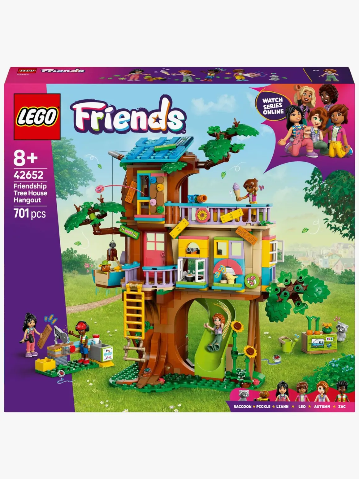 LEGO Friends 42652 Venskabs-trætophus og krea-område