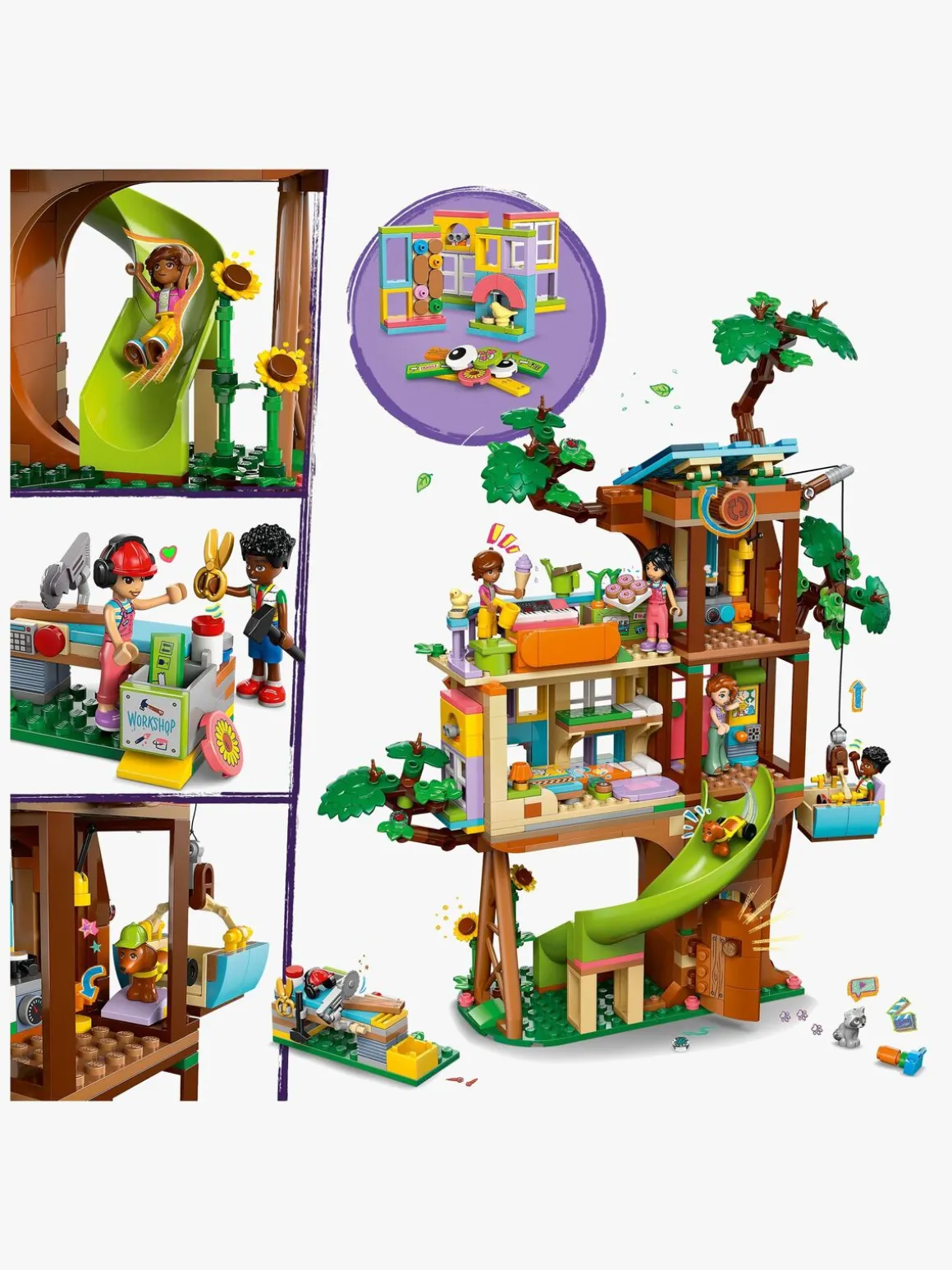 LEGO Friends 42652 Venskabs-trætophus og krea-område