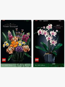 LEGO Icons Botanical Collection 10311 Orkidé & 10280 Blomsterbuket