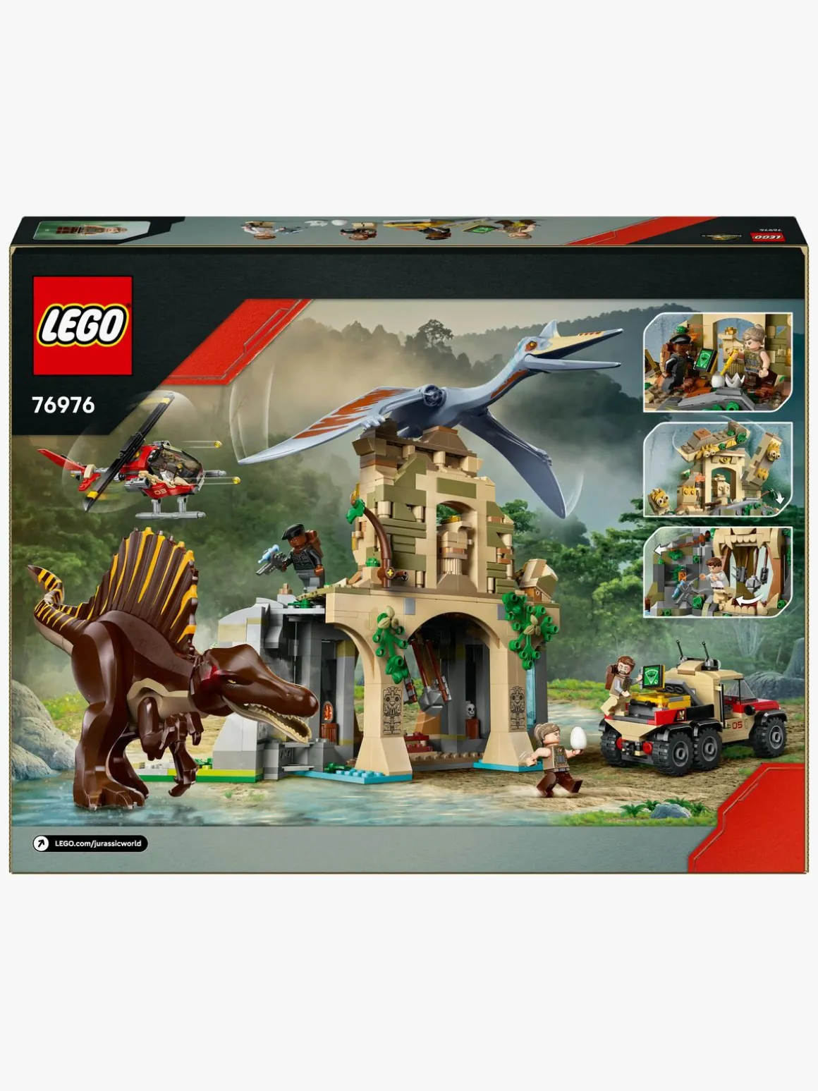 LEGO Jurassic World 76976 Luftmission: Spinosaurus og quetzalcoatlus