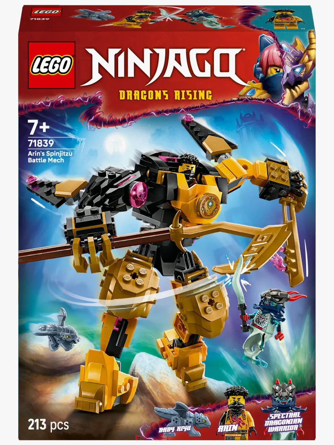 LEGO Ninjago 71839 Arins Spinjitzu-kamprobot