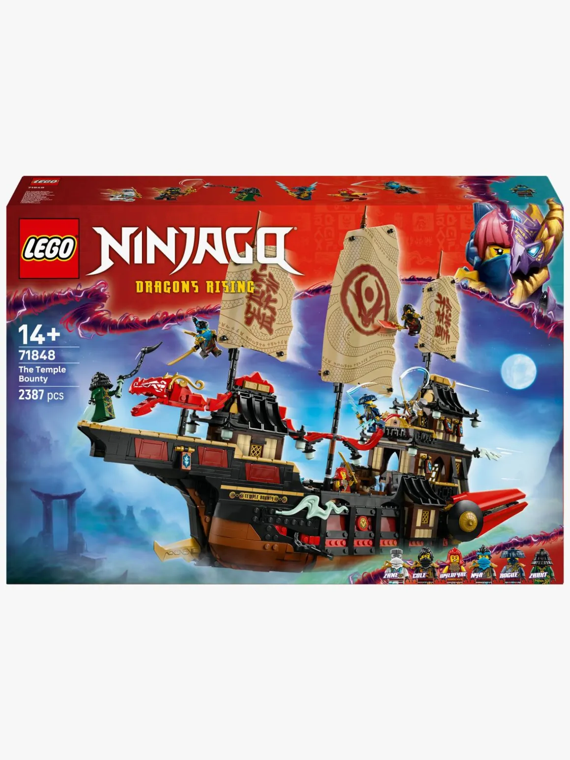 LEGO Ninjago 71848 Tempelskibet