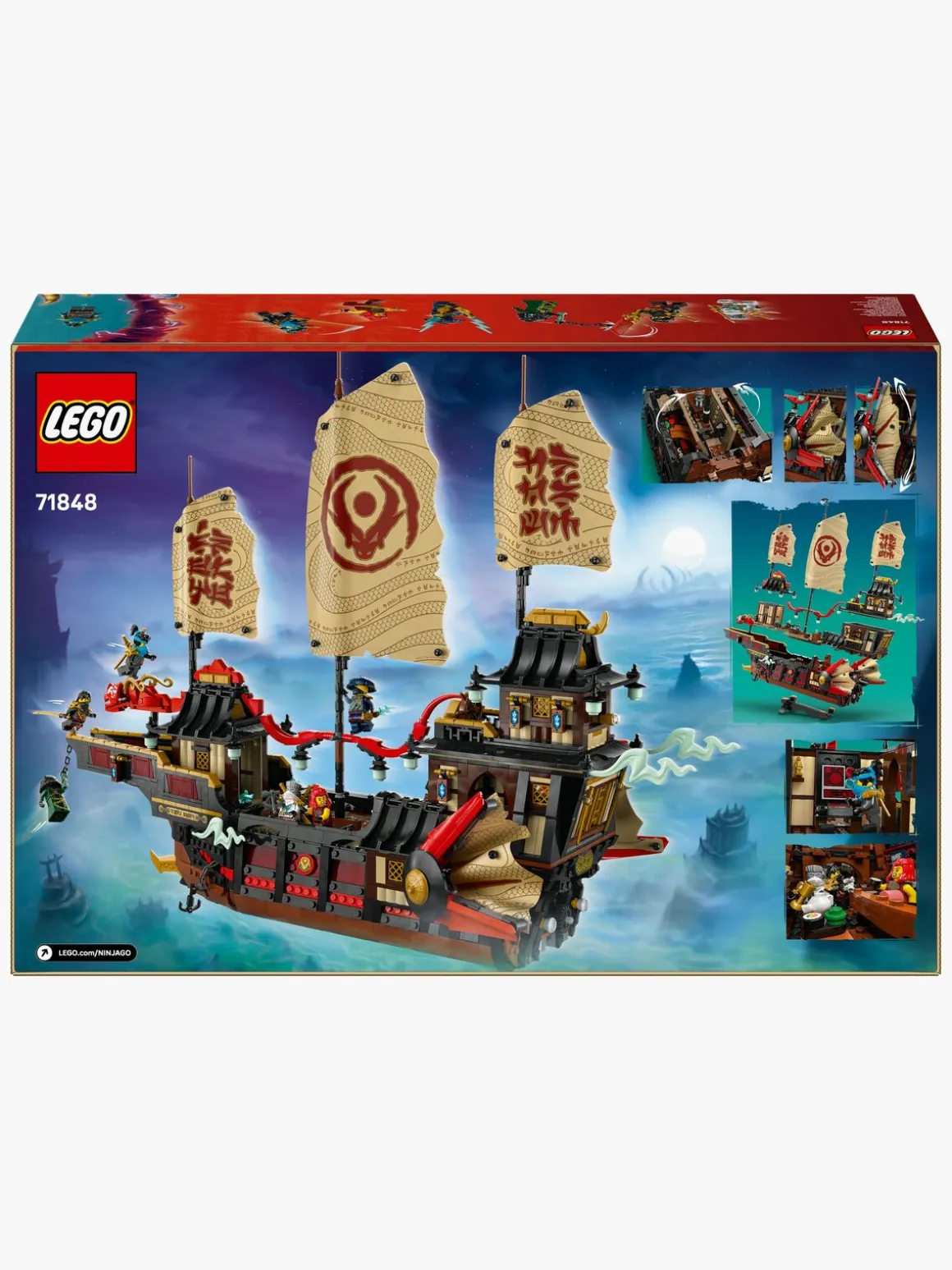 LEGO Ninjago 71848 Tempelskibet