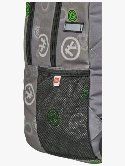 LEGO® NINJAGO® Elemental Master of Energy  Forlængbar Rygsæk 18L, Grå/Grøn