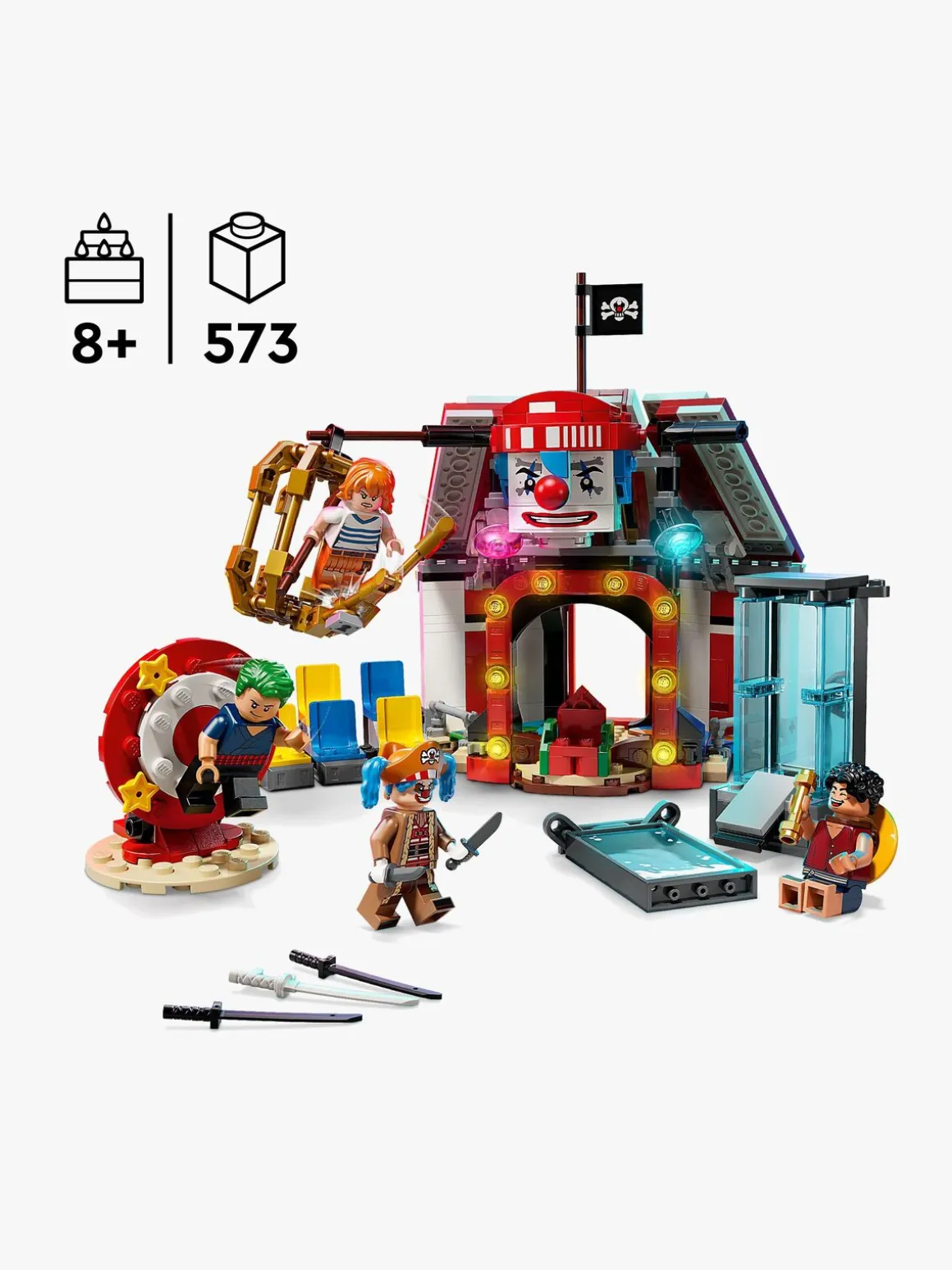 LEGO ONE PIECE 75637 Klovnen Buggys cirkustelt