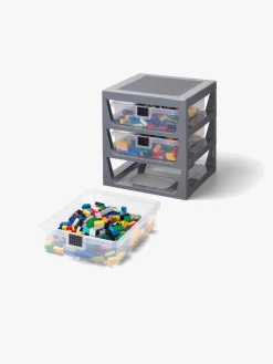LEGO Opbevaring 3 Kasser, Dark Grey
