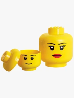 LEGO Opbevaring Pige L, Gul