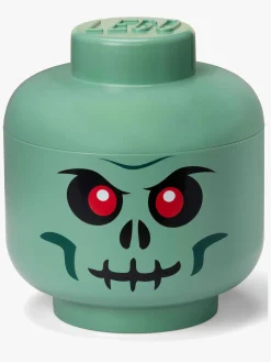 LEGO Opbevaringsboks Hoved Skelet Large, Grøn