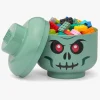 LEGO Opbevaringsboks Hoved Skelet Small, Grøn