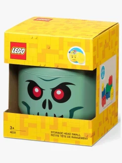 LEGO Opbevaringsboks Hoved Skelet Small, Grøn