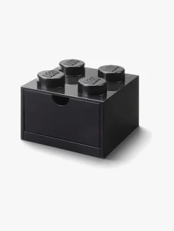 Lego Opbevaringsboks med Skuffe 4, Sort