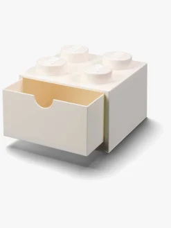Lego Opbevaringsboks med Skuffe 4, Hvid