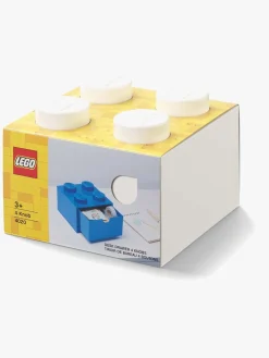 Lego Opbevaringsboks med Skuffe 4, Hvid