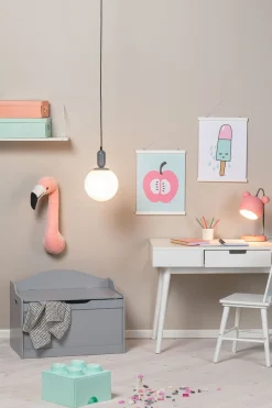 LEGO Opbevaringskasse 4, Design Collection, Turkis