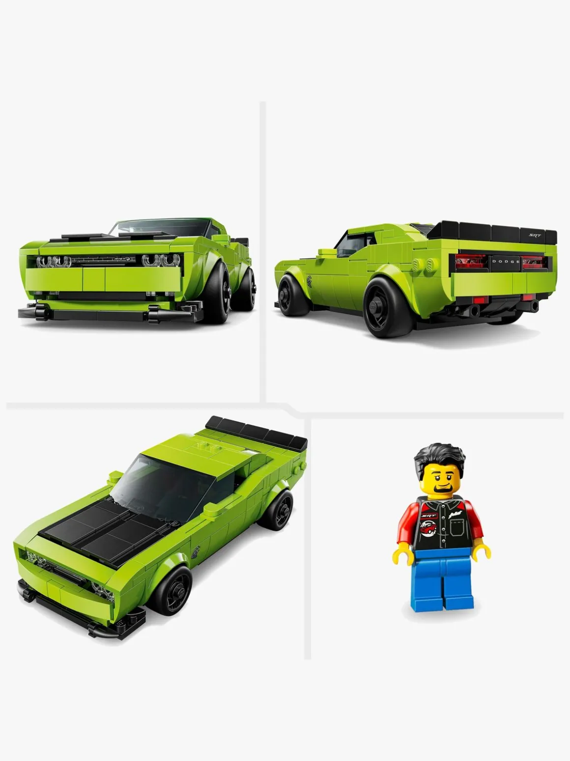 LEGO Speed Champions 77237 Dodge Challenger SRT Hellcat-sportsvogn