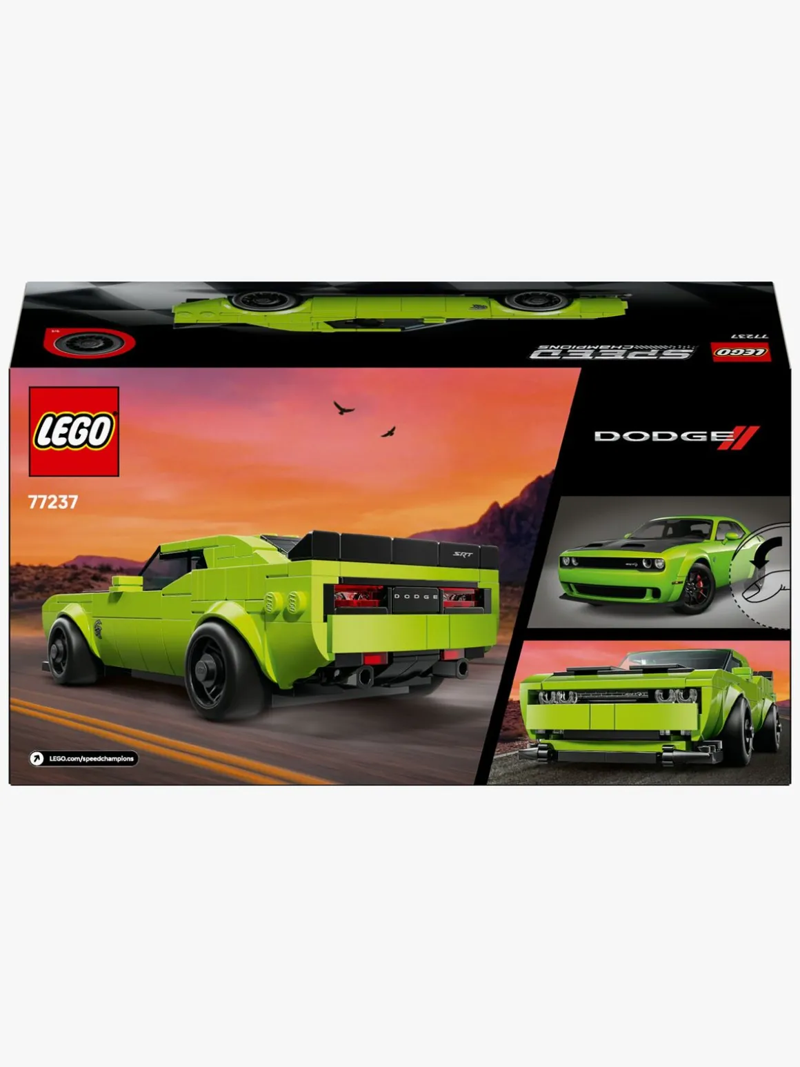 LEGO Speed Champions 77237 Dodge Challenger SRT Hellcat-sportsvogn