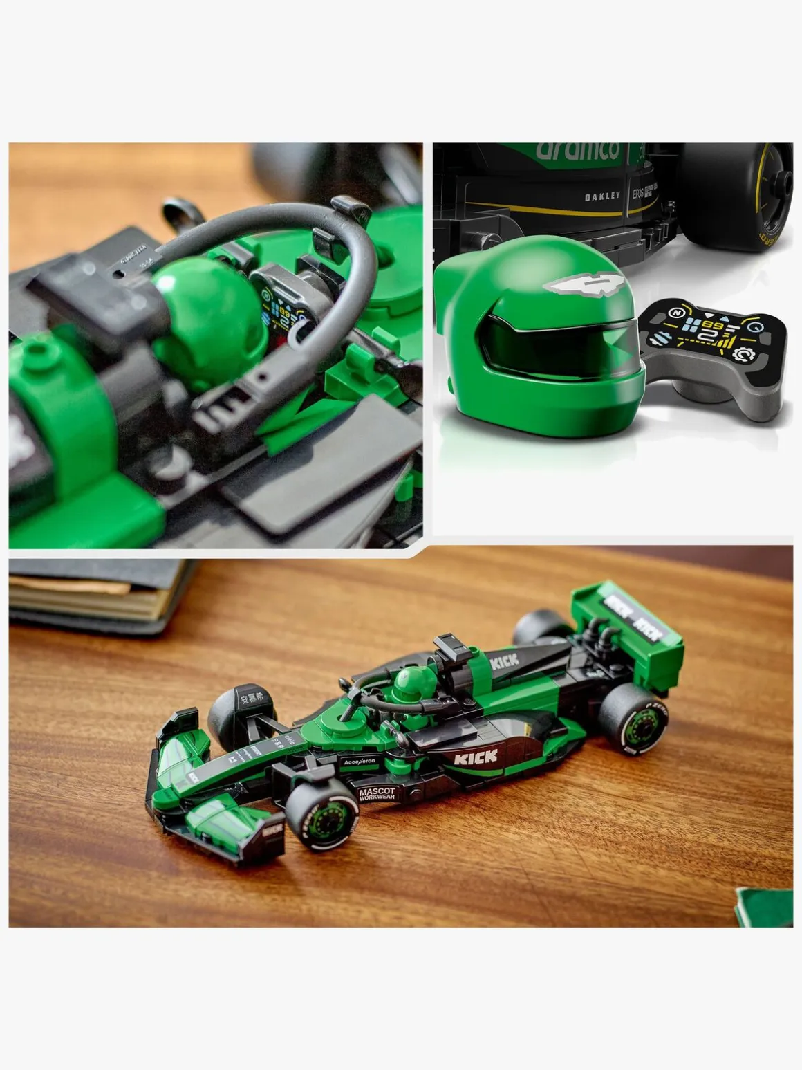 LEGO Speed Champions 77247 KICK Sauber F1 Team C44-racerbil