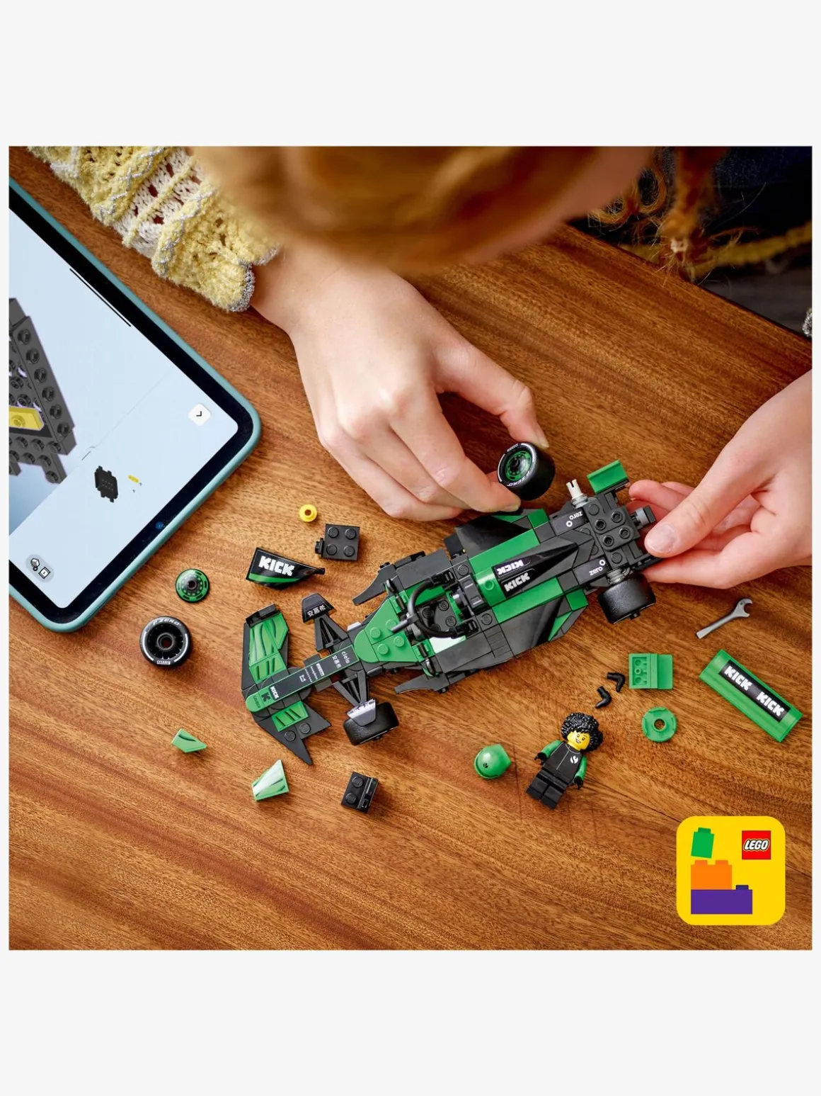 LEGO Speed Champions 77247 KICK Sauber F1 Team C44-racerbil