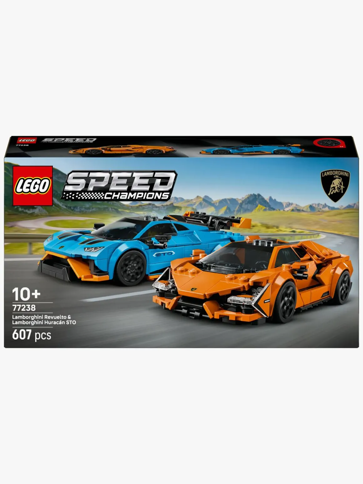LEGO Speed Champions 77238 Lamborghini Revuelto og Huracán STO