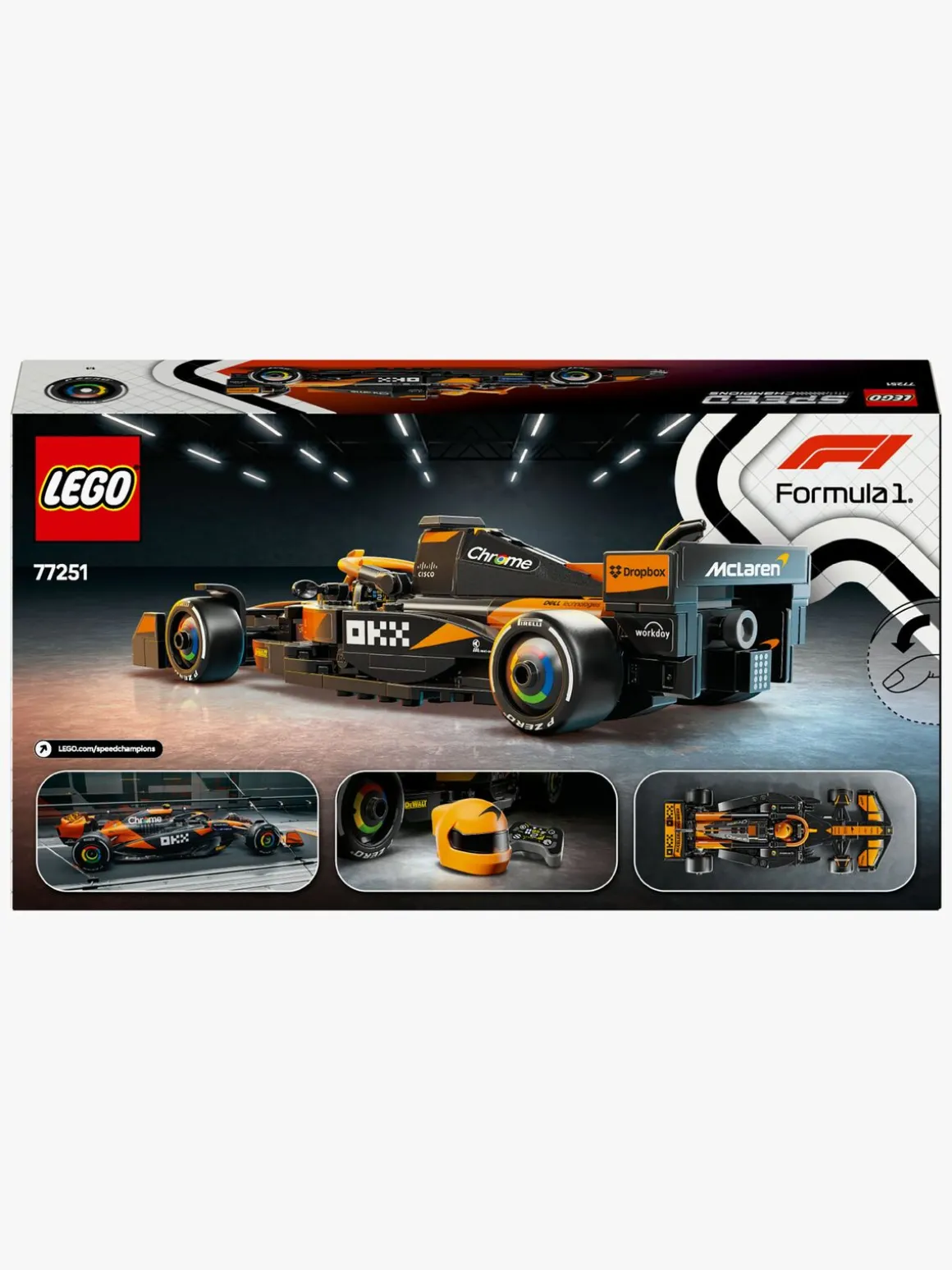 LEGO Speed Champions 77251 McLaren F1 Team MCL38-racerbil
