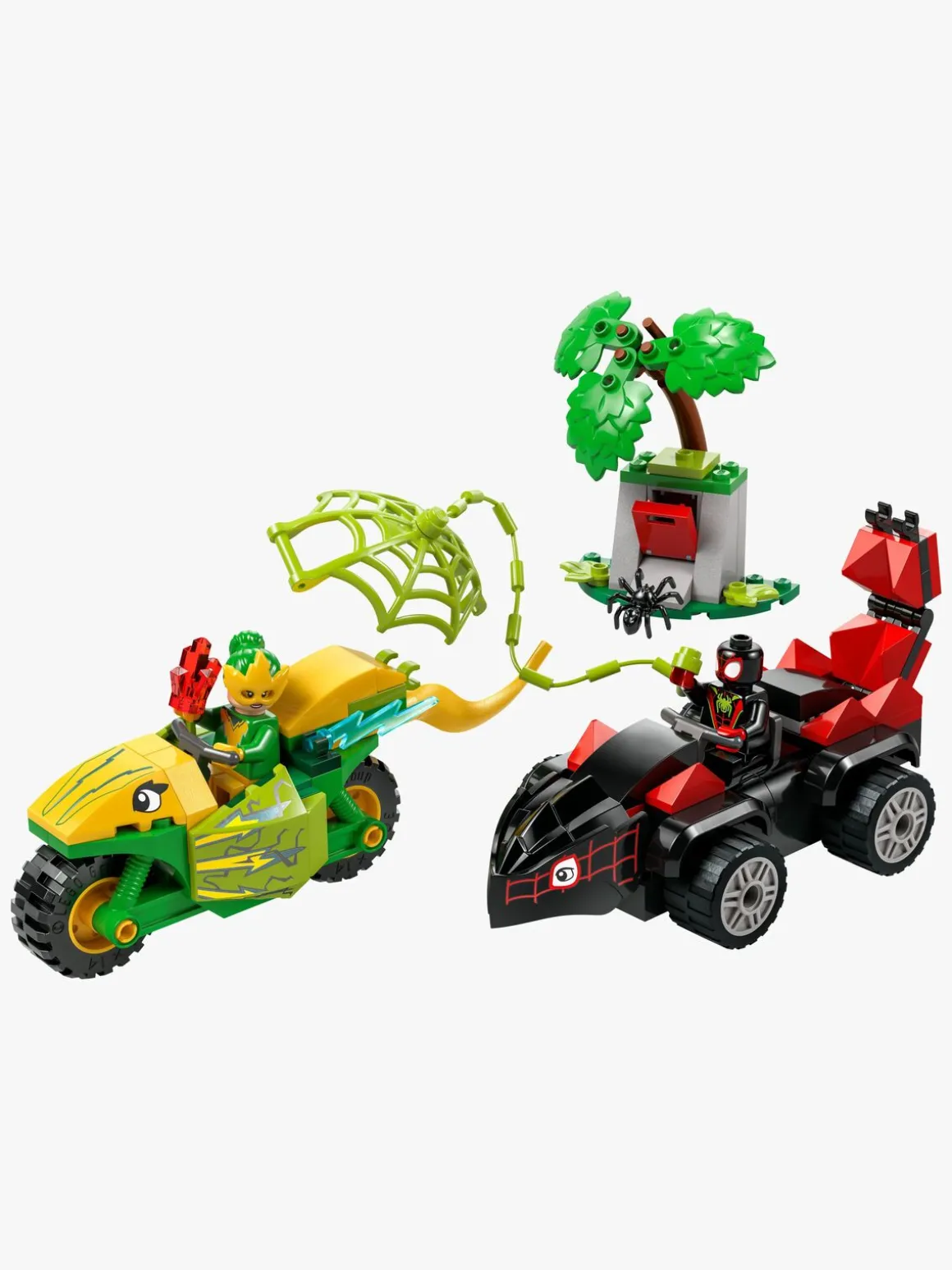 LEGO Spidey 11198 Spin og Electros jagt i dinosaurkøretøjer