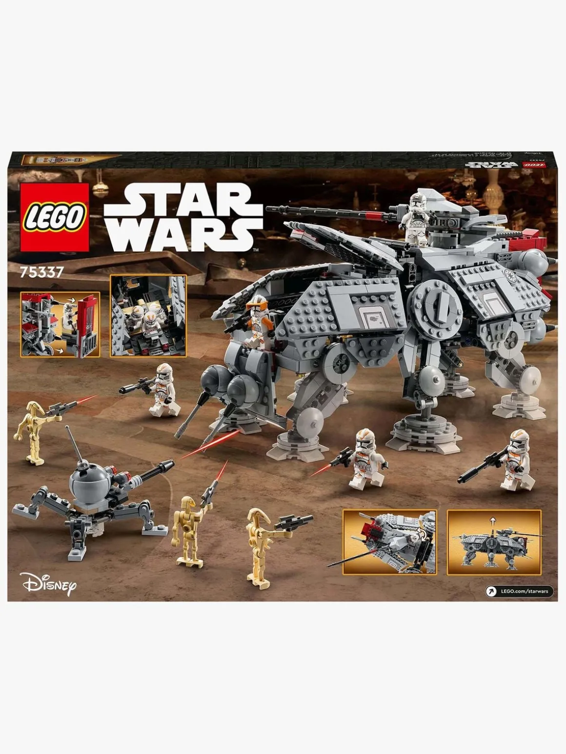 LEGO Star Wars 75337 AT-TE™-ganger