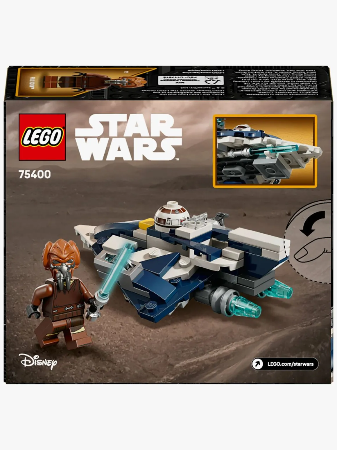 LEGO Star Wars 75400 Microfighter af Plo Koons jedi-stjernejager