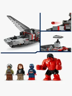LEGO Super Heroes 76292 Captain America mod Red Hulk