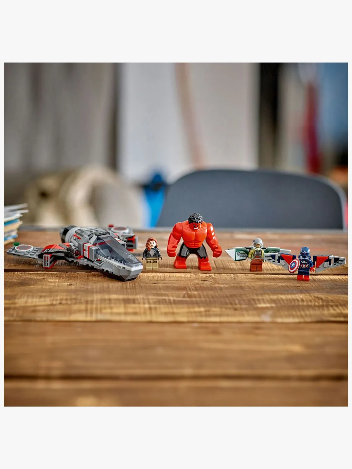 LEGO Super Heroes 76292 Captain America mod Red Hulk