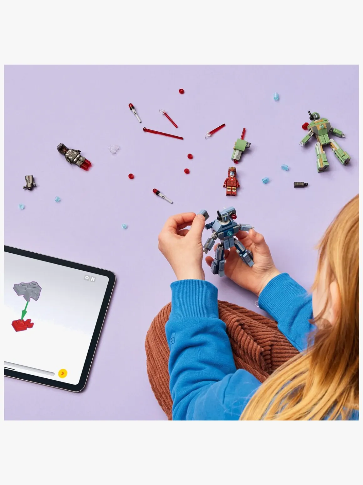 LEGO Super Heroes 76320 Iron Man og War Machine mod Hammer-droner