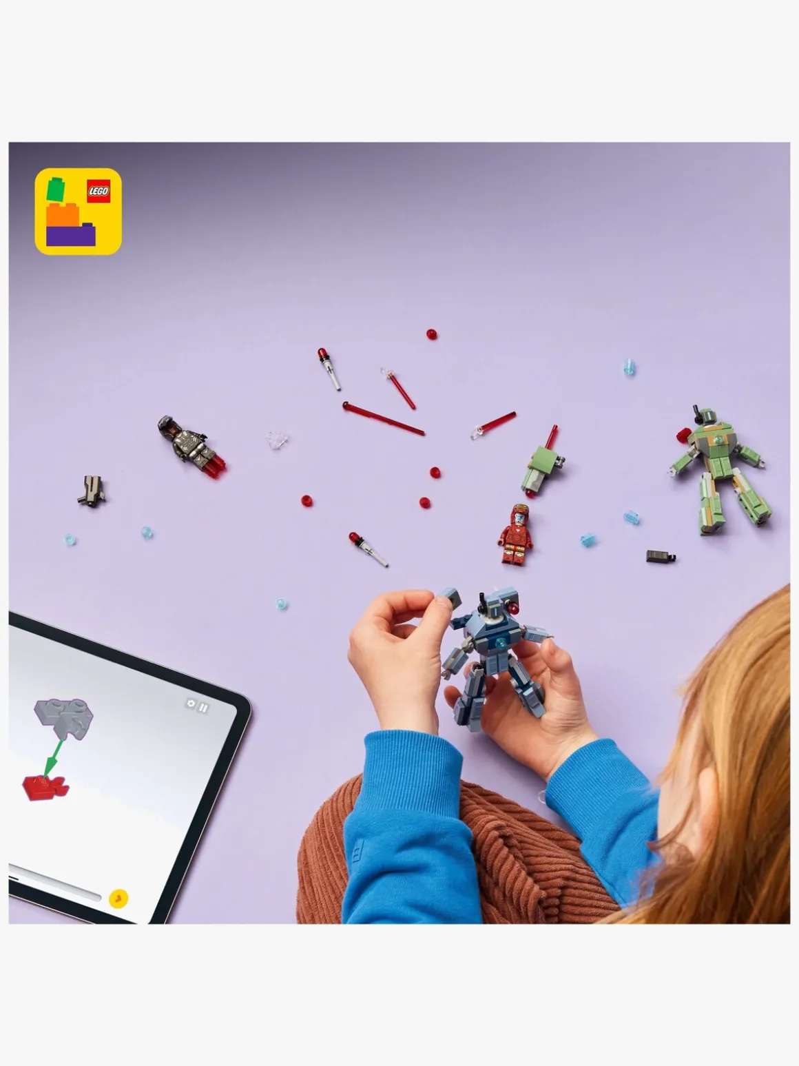 LEGO Super Heroes 76320 Iron Man og War Machine mod Hammer-droner