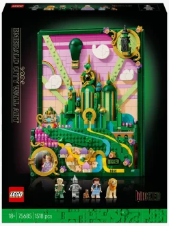 LEGO Wicked 75685 Emerald City-vægkunst