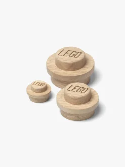 LEGO 1x1 Træknager, Oak Soap Treated