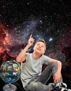 Lexibook Bordlampe Dag & Nat Globus Engelsk