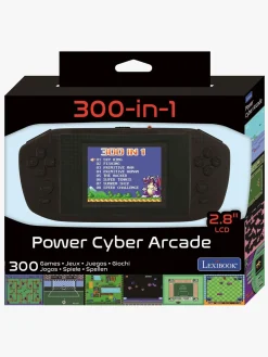 Lexibook Power Arcade, 300 Games Spillekonsol, Sort