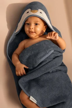 LIEWOOD Albert Håndklæde med Hætte, Ocean view mix