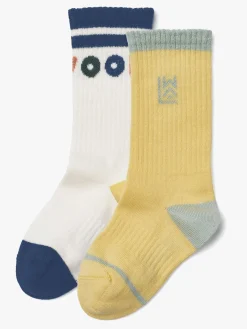 LIEWOOD Annette Strømper 2-pak, Lemonade/Creme de la creme