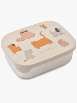 LIEWOOD Arthur  Mønstret Madkasse, Cats & Dogs/Sandy