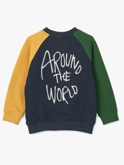 LIEWOOD Aude Placement Sweatshirt, Friends / Sandy / Classic Navy Multi Mix