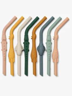 LIEWOOD Carlson Sugerør 8-pak, All Together/Yellow Multi Mix